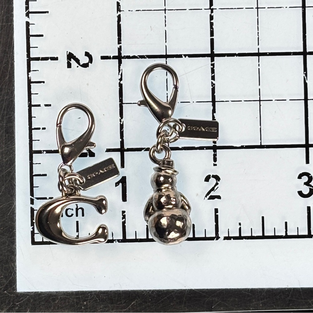 Coach Metallic Keychain Set. NWOT - Picture 3 of 3